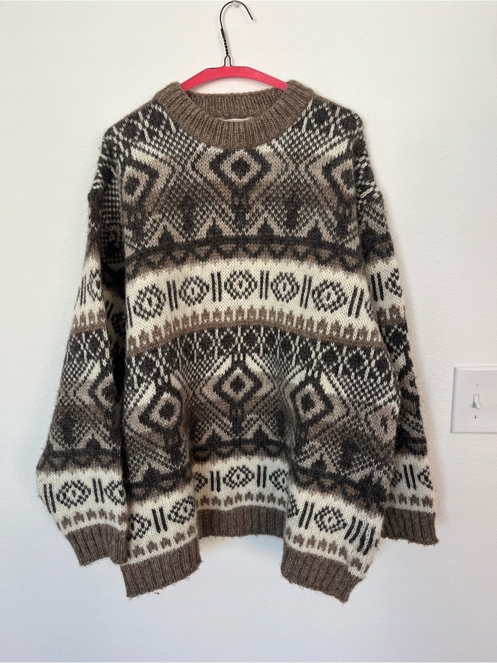 Vintage Wool Oversized Sweater